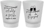 Custom Engagement Frosted Shot Glasses - Engaged | 10007