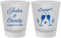 Custom Engagement Frosted Shot Glasses - Engaged | 10013