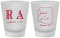 Custom Wedding Frosted Shot Glasses - Arizona | 102