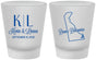 Custom Wedding Frosted Shot Glasses - Delaware | 107