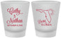 Custom Wedding Frosted Shot Glasses - Florida | 108