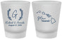 Custom Wedding Frosted Shot Glasses - Hawaii | 110