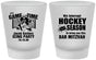 Custom Bar Mitzvah Frosted Shot Glasses - 13th Birthday Hockey | 110006