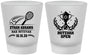 Custom Bar Mitzvah Frosted Shot Glasses - 13th Birthday Tennis | 110011