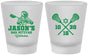 Custom Bar Mitzvah Frosted Shot Glasses - 13th Birthday Lacrosse | 110012