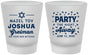 Custom Bar Mitzvah Frosted Shot Glasses - 13th Birthday Mazel Tov | 110019