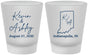 Custom Wedding Frosted Shot Glasses - Indiana | 113