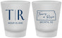 Custom Wedding Frosted Shot Glasses - Kansas | 115