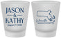 Custom Wedding Frosted Shot Glasses - Massachusetts | 120