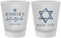 Custom Bat Mitzvah Frosted Shot Glasses - 12th Birthday Mazel Tov | 120009