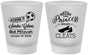 Custom Bat Mitzvah Frosted Shot Glasses - 12th Birthday Soccer | 120014