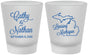 Custom Wedding Frosted Shot Glasses - Michigan | 121
