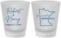 Custom Wedding Frosted Shot Glasses - Minnesota | 122