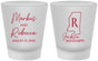 Custom Wedding Frosted Shot Glasses - Mississippi | 123