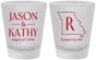 Custom Wedding Frosted Shot Glasses - Missouri | 124