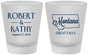 Custom Wedding Frosted Shot Glasses - Montana | 125