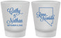 Custom Wedding Frosted Shot Glasses - Nevada | 127