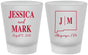 Custom Wedding Frosted Shot Glasses - New Mexico | 130