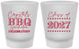 Custom Graduation Frosted Shot Glasses - Class Of 2027 Bbq | 130005