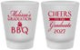 Custom Graduation Frosted Shot Glasses - Class Of 2027 Bbq | 130006