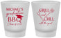 Custom Graduation Frosted Shot Glasses - Class Of 2027 Bbq | 130009