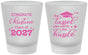 Custom Graduation Frosted Shot Glasses - Class Of 2027 Tassel Hassel | 130013