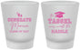 Custom Graduation Frosted Shot Glasses - Class Of 2027 Tassel Hassel | 130014