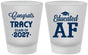 Custom Graduation Frosted Shot Glasses - Class Of 2027 Educated Af | 130015