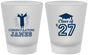 Custom Graduation Frosted Shot Glasses - Class Of 2027 Congratulations | 130024