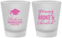 Custom Graduation Frosted Shot Glasses - Class Of 2027 Young Broke | 130026