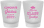 Custom Graduation Frosted Shot Glasses - Class Of 2027 Kiss Class Goodbye | 130029
