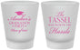 Custom Graduation Frosted Shot Glasses - Class Of 2027 Tassel Hassel | 130030