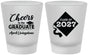 Custom Graduation Frosted Shot Glasses - Class Of 2027 Tassel Hassel | 130033