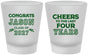 Custom Graduation Frosted Shot Glasses - Class Of 2027 Last Four Years | 130036