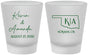 Custom Wedding Frosted Shot Glasses - Oklahoma | 135