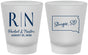 Custom Wedding Frosted Shot Glasses - South Dakota | 140