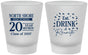 Custom Class Reunion Frosted Shot Glasses - Class Of 2007 20 Year | 140006