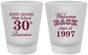 Custom Class Reunion Frosted Shot Glasses - Class Of 1997 30 Year | 140007