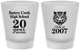 Custom Class Reunion Frosted Shot Glasses - Class Of 2007 20 Year | 140016