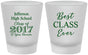 Custom Class Reunion Frosted Shot Glasses - Class Of 2017 10 Year | 140025