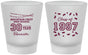 Custom Class Reunion Frosted Shot Glasses - Class Of 1997 30 Year | 140027