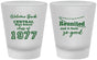 Custom Class Reunion Frosted Shot Glasses - Class Of 1977 50 Year | 140029