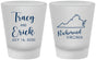 Custom Wedding Frosted Shot Glasses - Virginia | 145