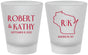 Custom Wedding Frosted Shot Glasses - Wisconsin | 148