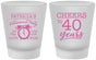 Custom Retirement Frosted Shot Glasses - Off The Clock | 150000