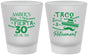 Custom Retirement Frosted Shot Glasses - Taco Bout A Retirement | 150003