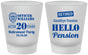 Custom Retirement Frosted Shot Glasses - Police Officer | 150013