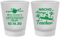 Custom Retirement Frosted Shot Glasses - Nacho Average Teacher | 150023