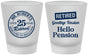 Custom Retirement Frosted Shot Glasses - Teacher | 150024