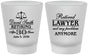 Custom Retirement Frosted Shot Glasses - Lawyer | 150025